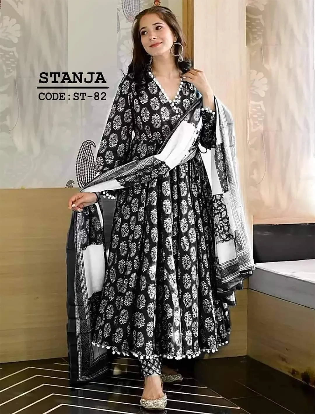 Fashionable Three Piece Gown - Best Price Guaranteed!