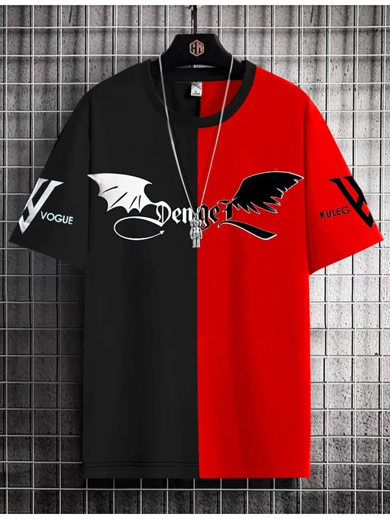 Top-Tier Drop Shoulder Heavyweight Exquisite Print T-Shirt