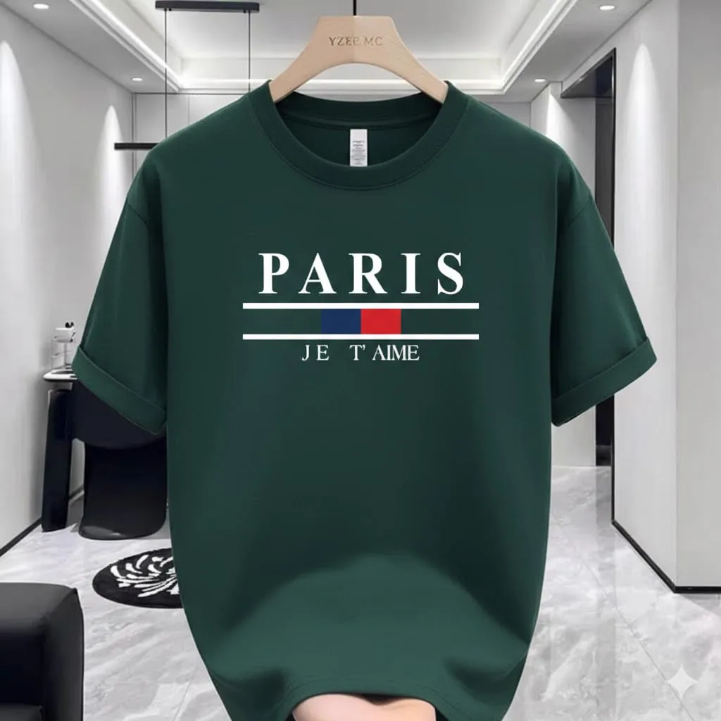 Trendy Drop-Shoulder Premium Drop Shoulder Aesthetic Finish T-Shirt