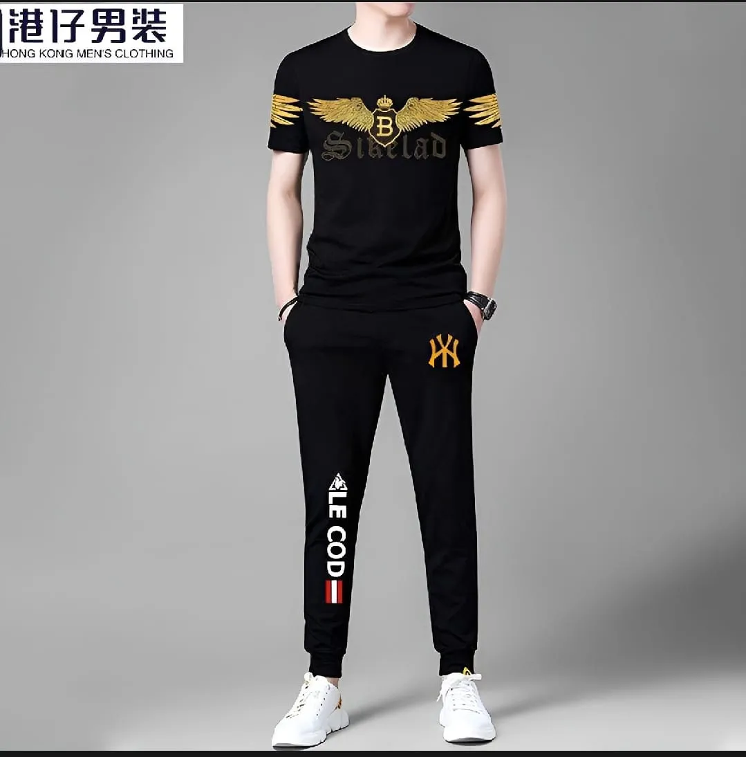 Trendy Mash T-Shirt Trouser Combo - Nazmas Best Price BD