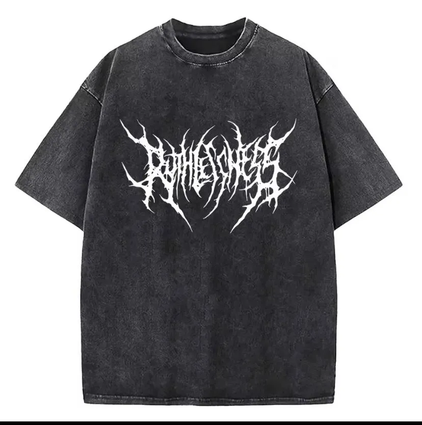Trendy Premium Acid Wash Drop Shoulder Premium-Fabric Aesthetic Finish T-Shirt