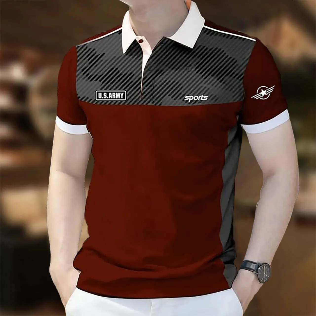 Trendy Premium Cotton Polo Shirt Fashionable Cuts Design