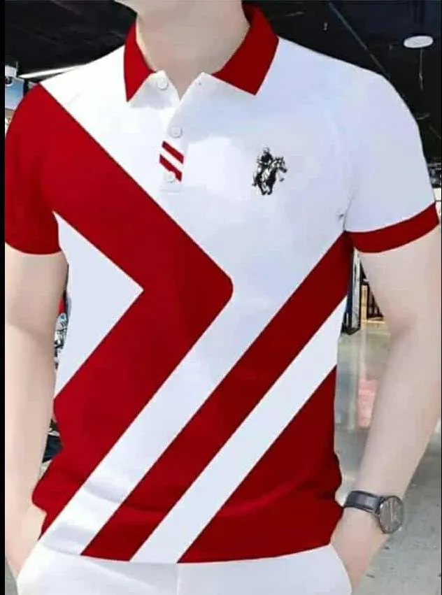 Trendy Premium Cotton Polo Shirt Fashionable Cuts Design