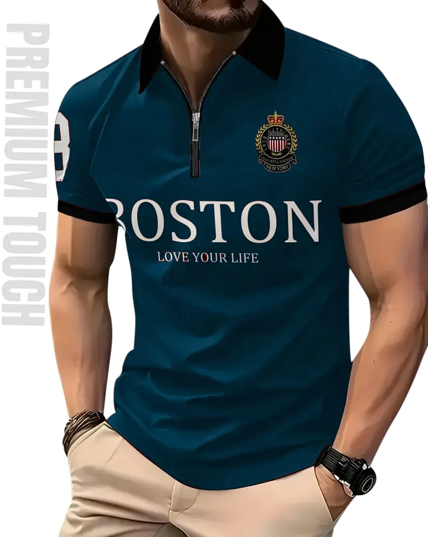 Trendy Premium Cotton Polo Shirt Fashionable Modern Cuts