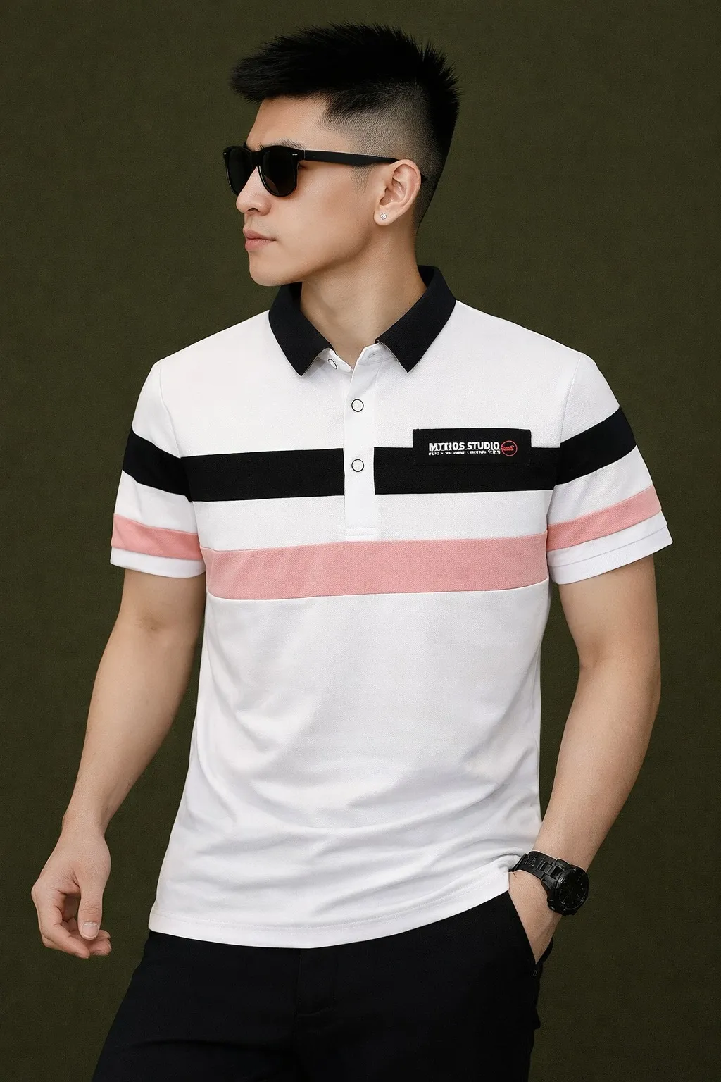 Trendy Premium Cotton Polo Shirt Fashionable Modern Cuts