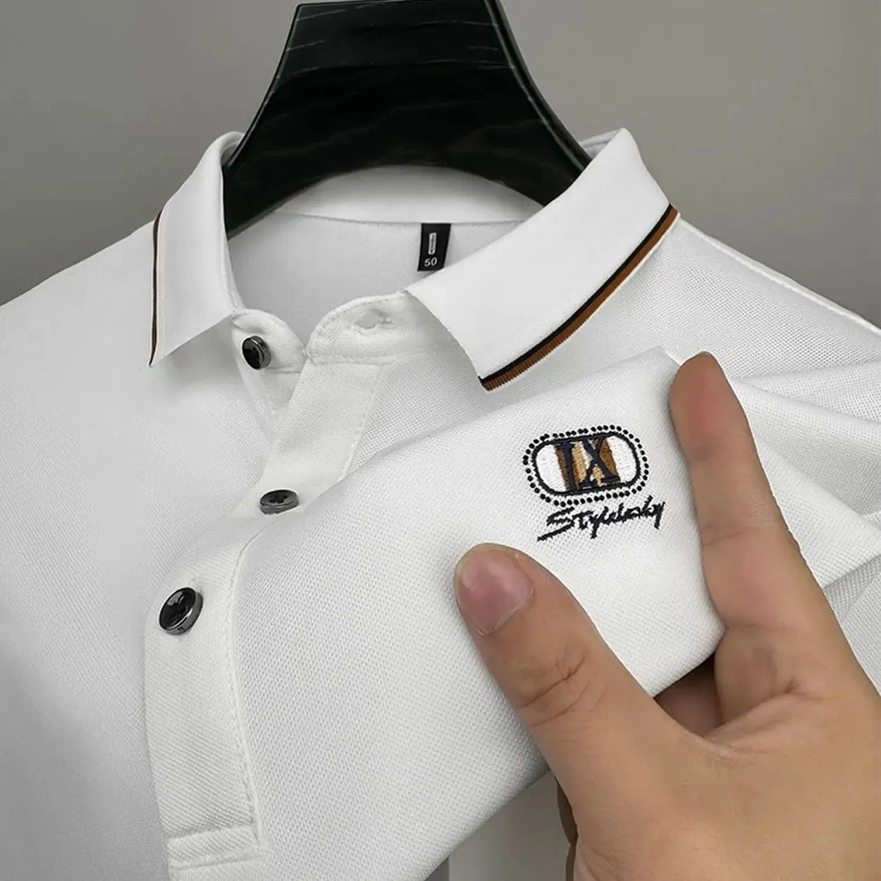 Trendy Premium Cotton Polo Shirt Sleek Modern Look