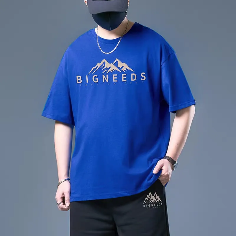 Trendy Smart Premium Drop Shoulder Exquisite Print T-Shirt