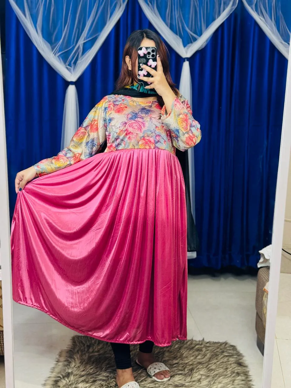 Elegant Two Piece Gown - Lowest Price in Bangladesh-Nazmas