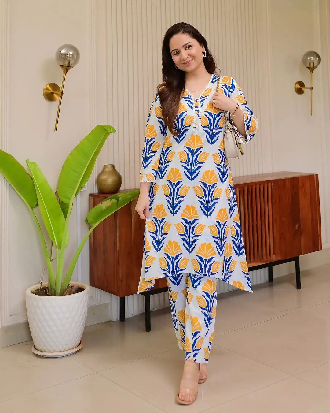 Two Piece Kurti - Stylish Two Piece Kurti for Casual Wear