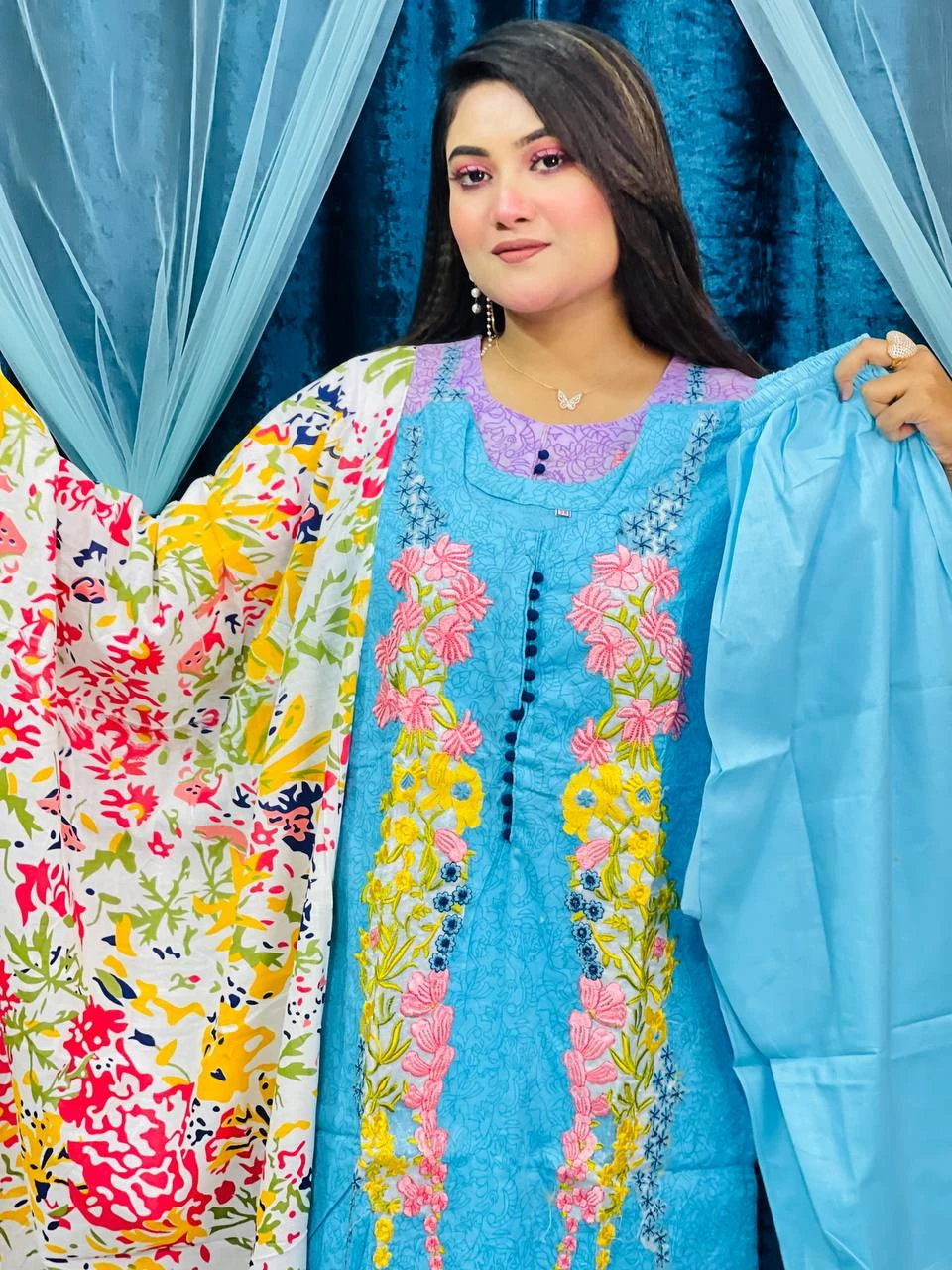 Cotton Three Piece - Classic Timeless Outfit