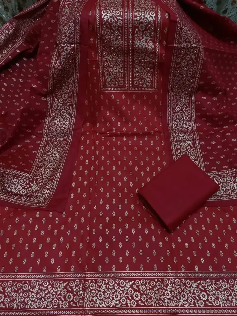 আনস্টিজ স্ক্রিন প্রিন্ট থ্রি-পিস - On-Trend Look