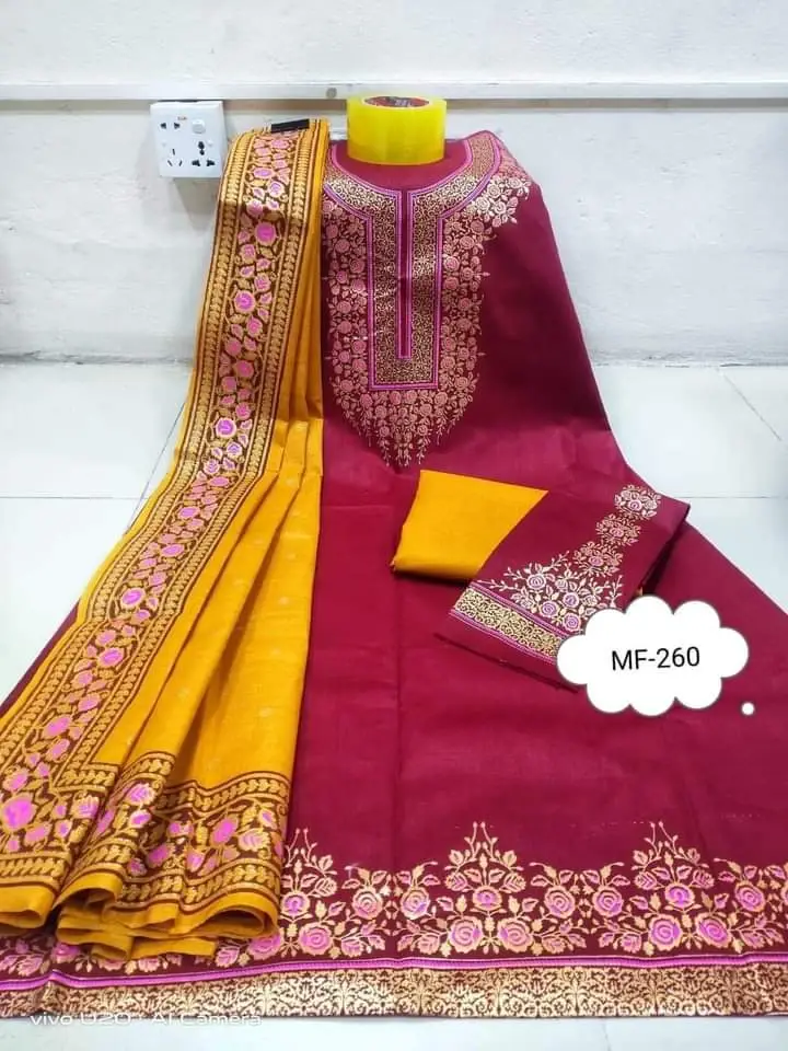 আনস্টিজ স্ক্রিন প্রিন্ট থ্রি-পিস - Sophisticated Vibes
