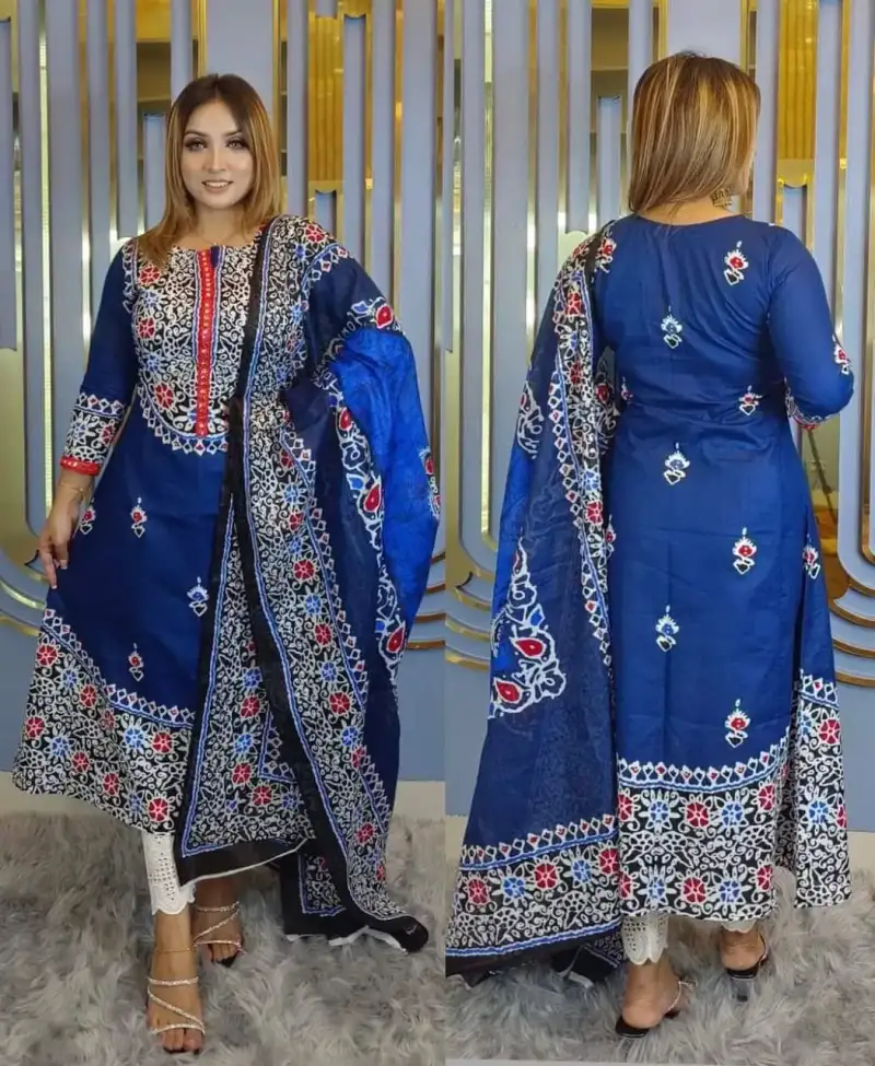 আনস্টিজ স্ক্রিন প্রিন্ট থ্রি-পিস - Eye-Catching Style