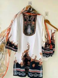 Ready Made Pure Silk - Unique Digital Print