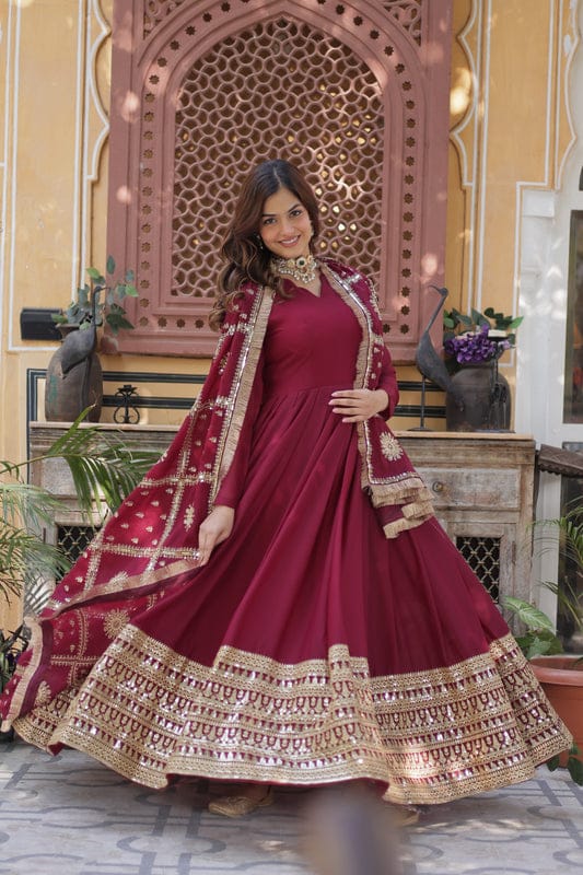 Stylish Elegant Gown Kurti