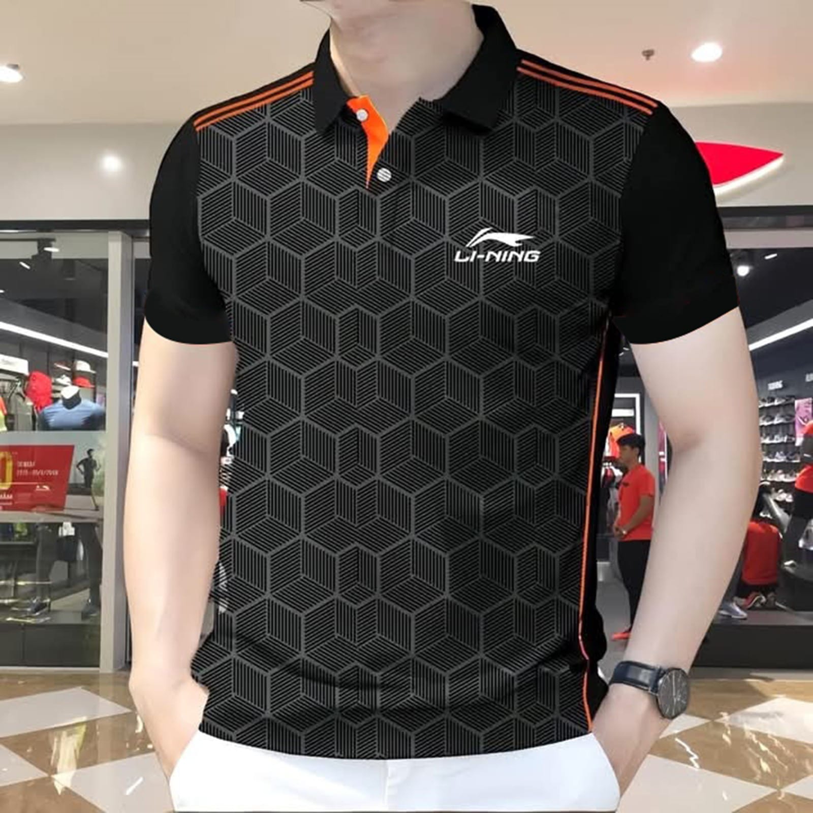Buy Cotton Polo Shirt For Men's Li-Ning at Best Price in Bangladesh