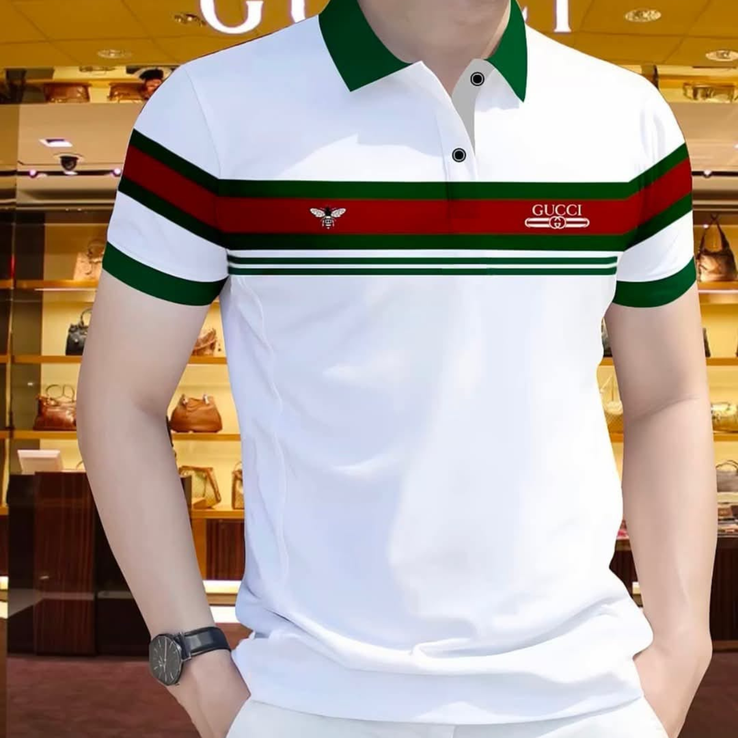 Buy Cotton Polo Shirt For Men's White at Best Price in Bangladesh
