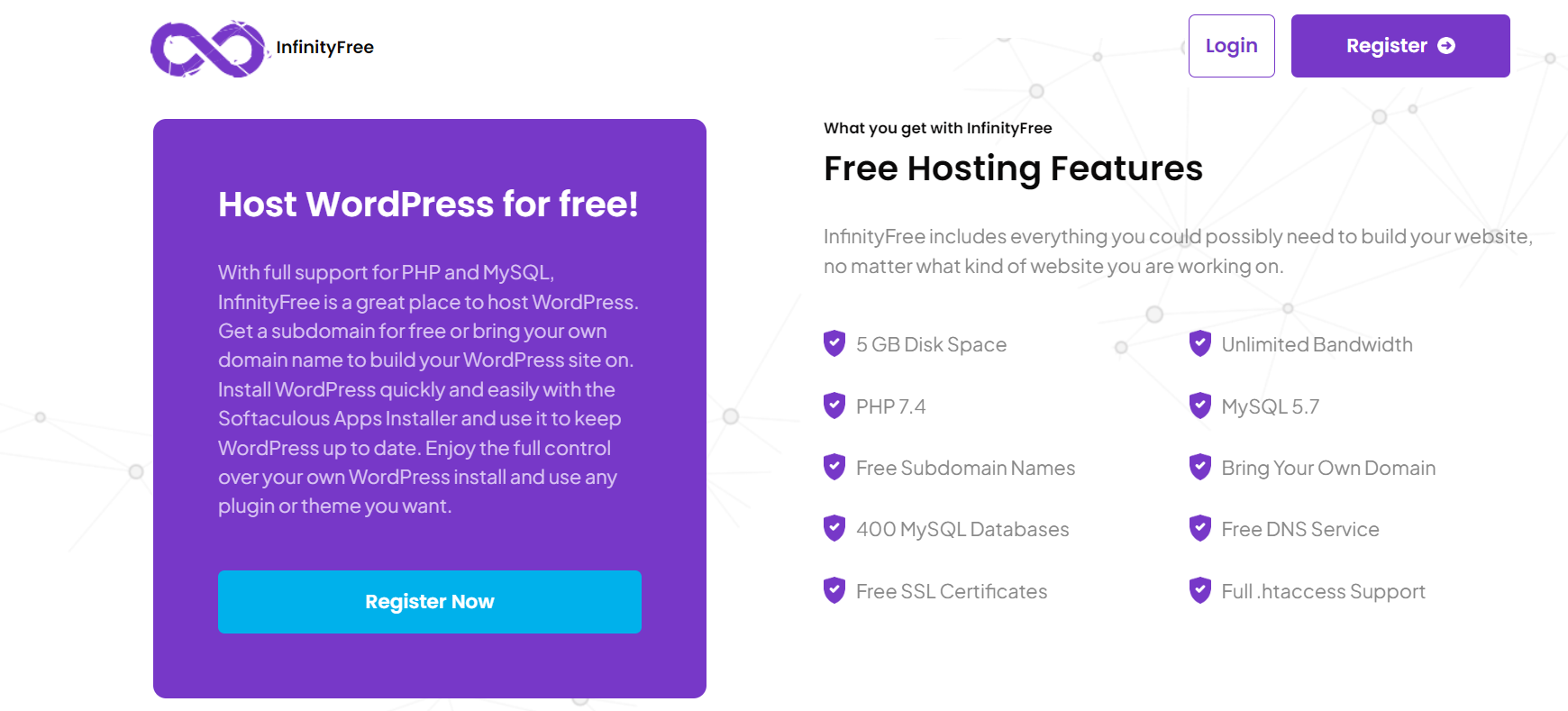 InfinityFree Web Hosting Review