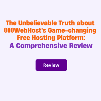 000WebHost Free Hosting Review
