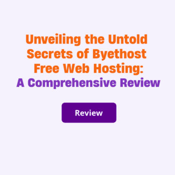Byethost Free Web Hosting Review