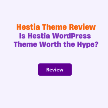 Hestia WordPress theme review