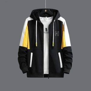 Trendy Premium Winter Hoodie Yellow Black Red color Best Price at vComparison