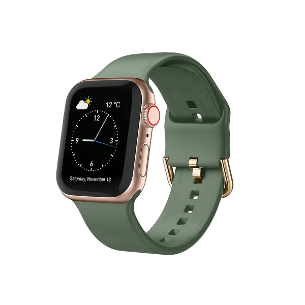 1pc Unisex Silicone Sports Watch Band, Compatible With